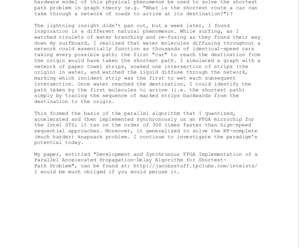 Original Caltech essay scan, page 2
