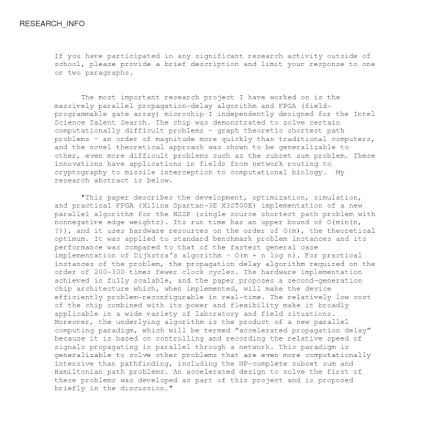 Original Duke essay scan, page 2